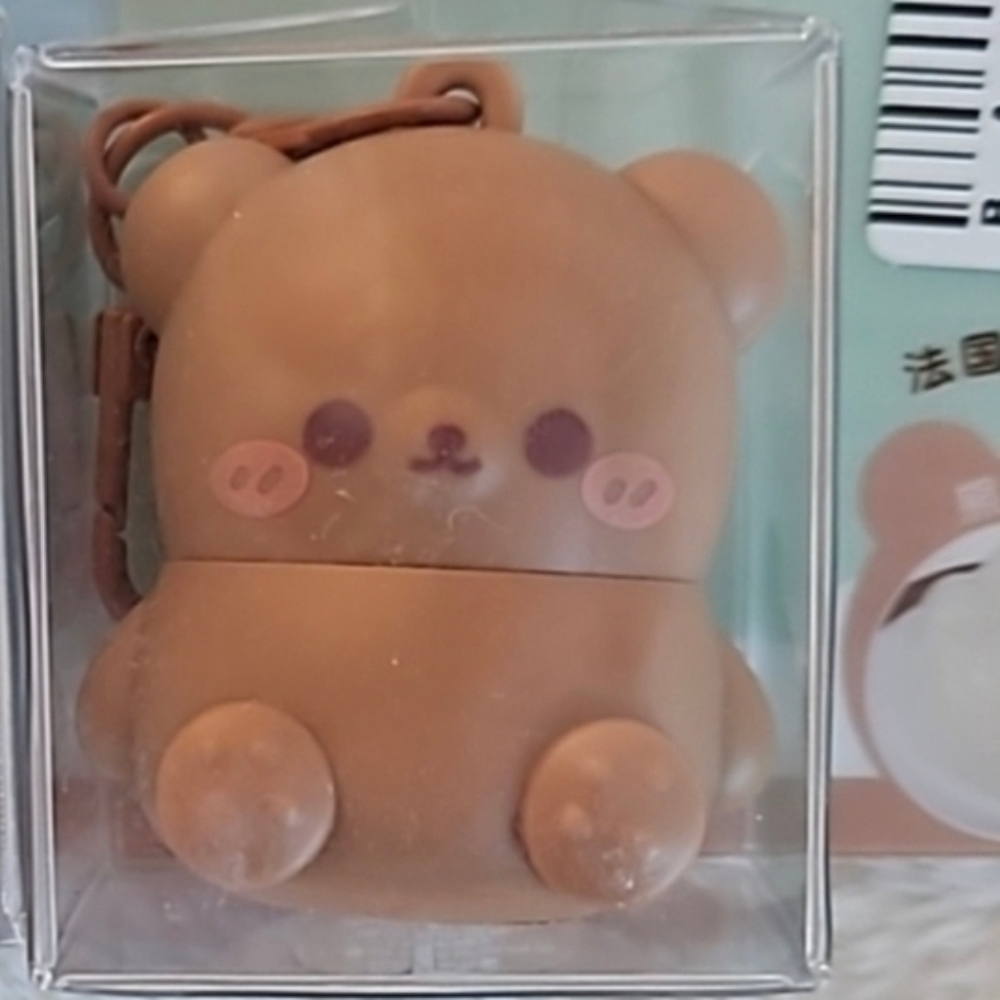 Milk & Mocha Bear Keychain Chapstick Lip Balm